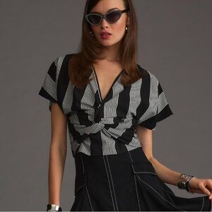 BRAND NEW Anthropologie Bishop+Young Twist Front Top